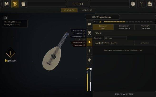 mordhau lute loadout
