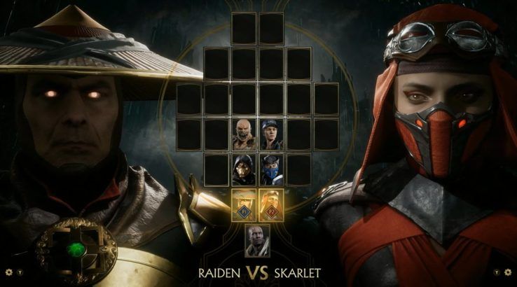 mortal kombat 11 character select