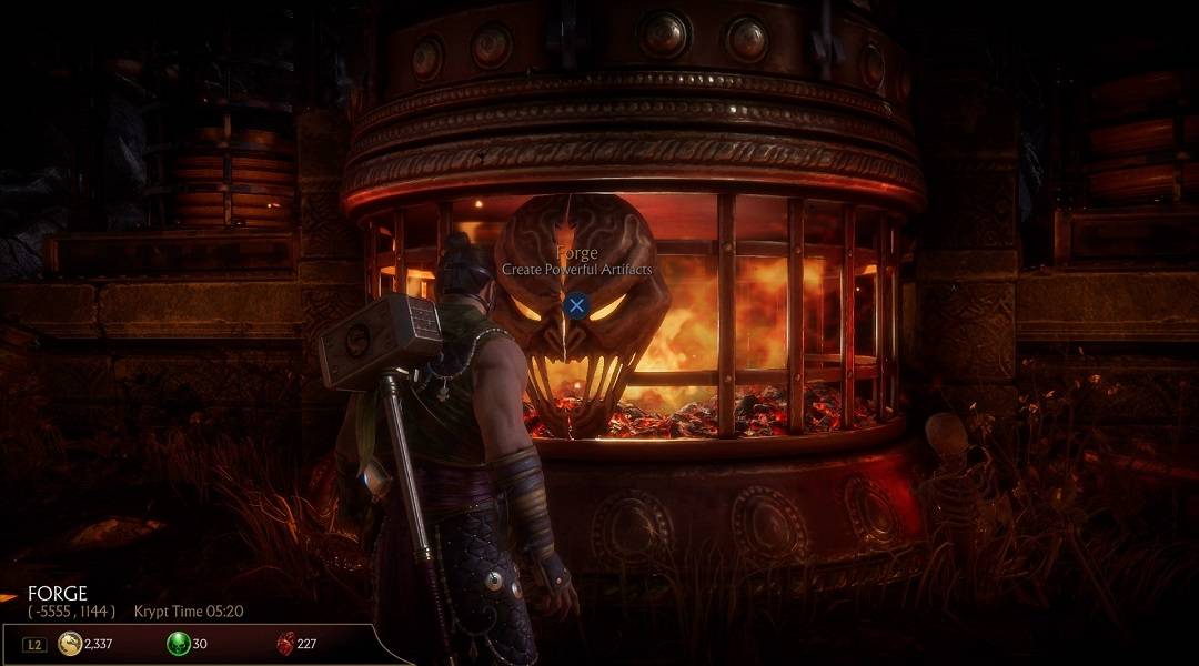 mortal kombat 11 krypt recipes best items for the forge