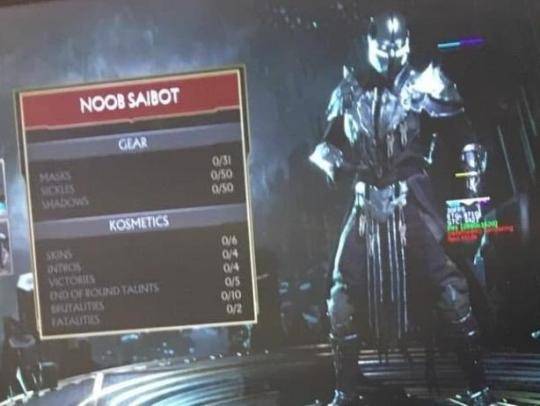 Mortal Kombat 11 Leak Shows Noob Saibot Erron Black And More