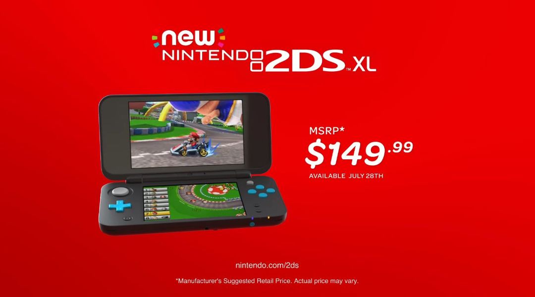 when was the new nintendo 2ds xl released