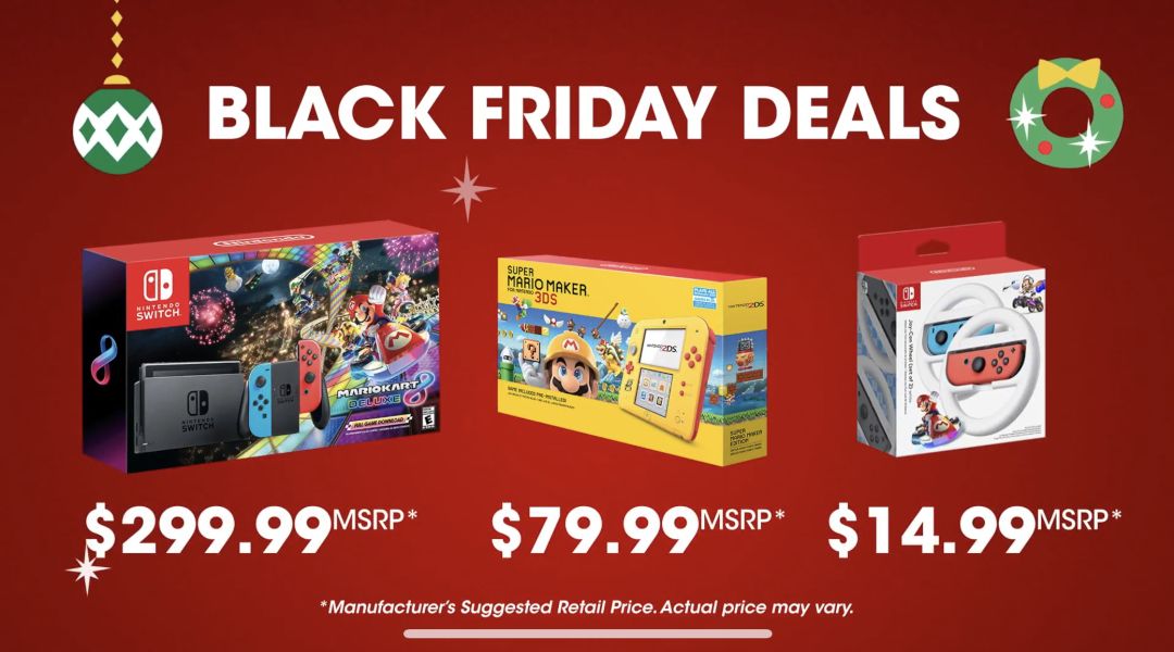 Nintendo Black Friday Deals on Switch and 3DS