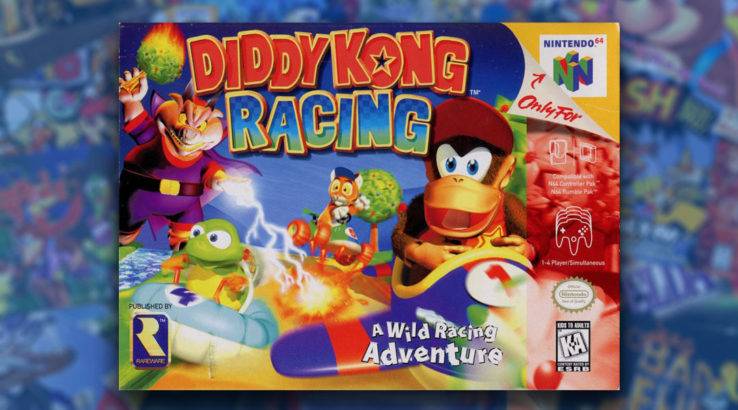 nintendo 64 classic diddy kong racing