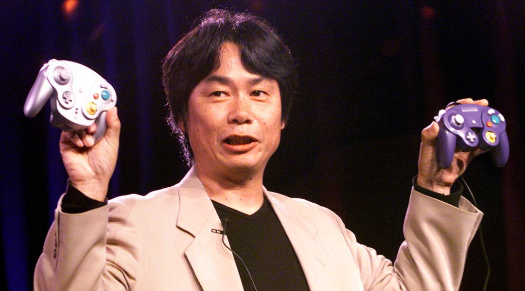 shigeru miyamoto gamecube controllers