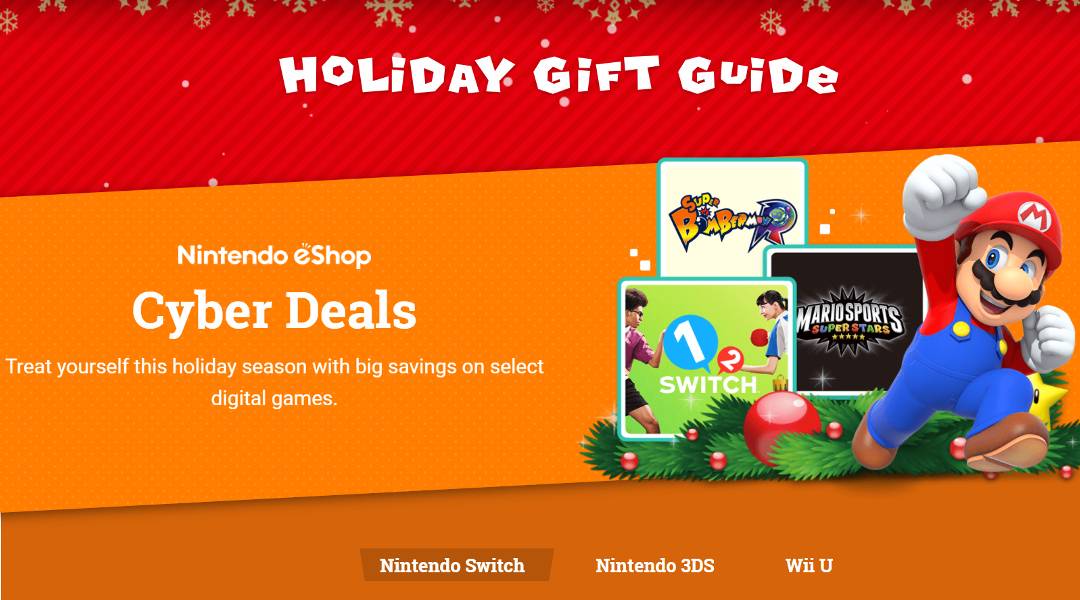 Nintendo Switch Black Friday Cyber Deals