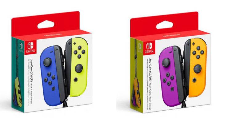 nintendo switch new joy con colors
