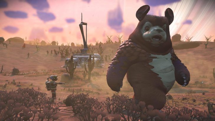 giant teddy bear aliens