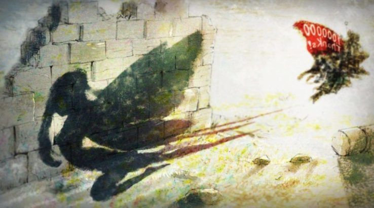 Octopath banner casts Bravely Default shadow