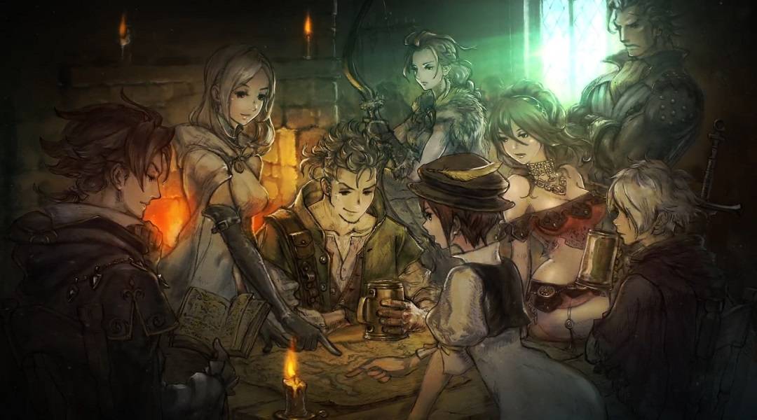 octopath traveler character art