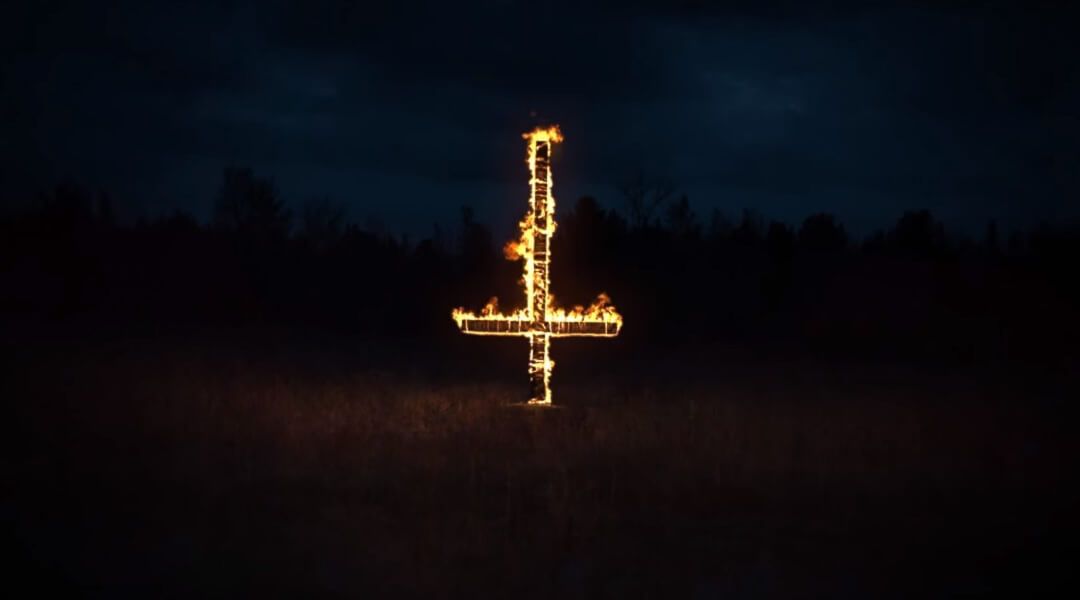 Outlast 2 Trailer Teases Religious Themes - Outlast 2 inverted burning cross