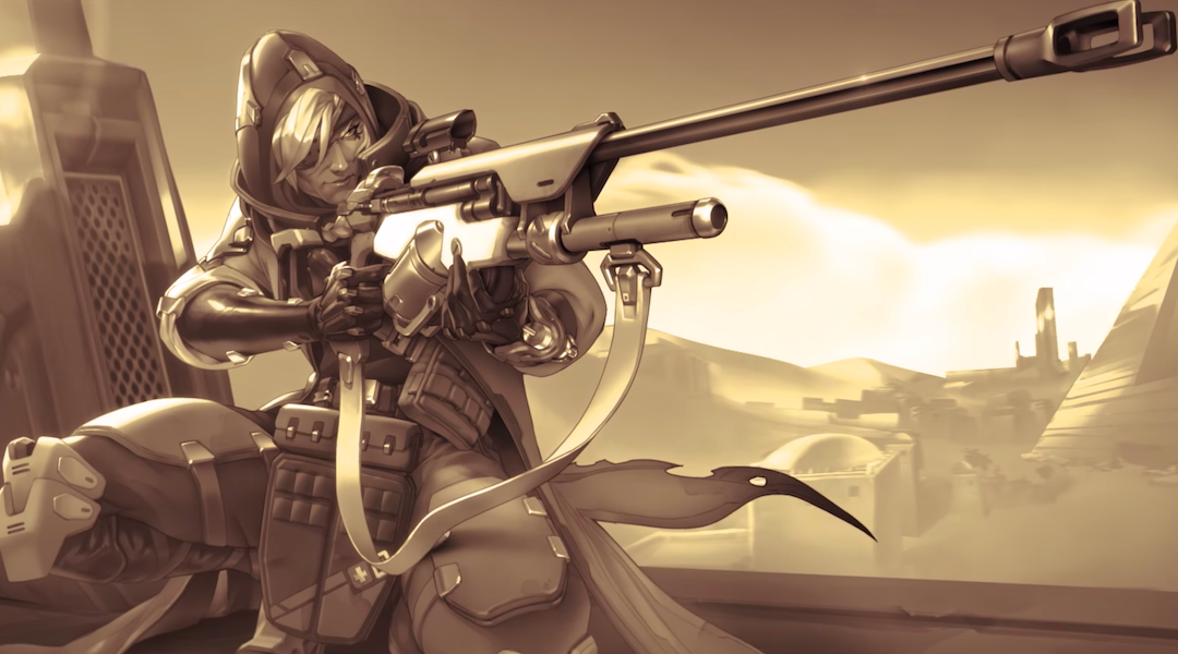 overwatch ana art support sniper blizzard
