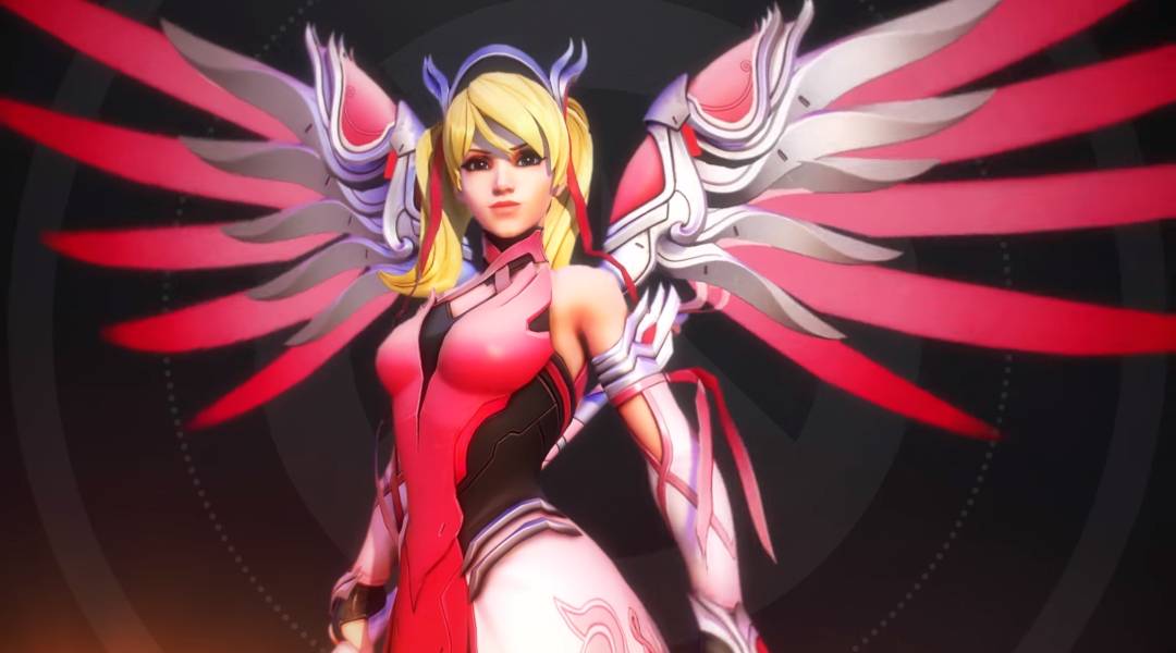 Overwatch Pink Mercy Skin