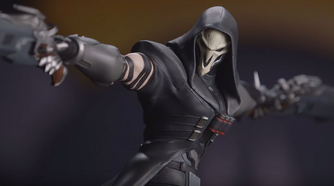 blizzard entertainment overwatch reaper statue