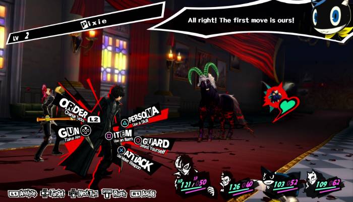 persona 5 battle
