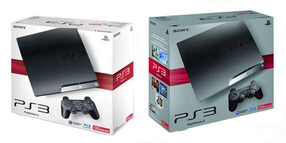playstation 3 slim ps3 120gb 250gb