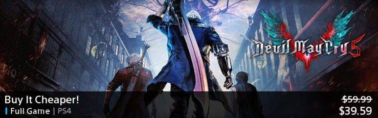 devil may cry 5 PS4 discount