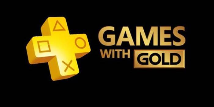Games with Gold vs PlayStation Plus - PS Plus and Games with Gold logos