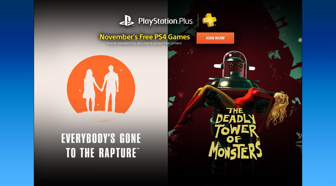 PlayStation Plus Line-Up for November 2016
