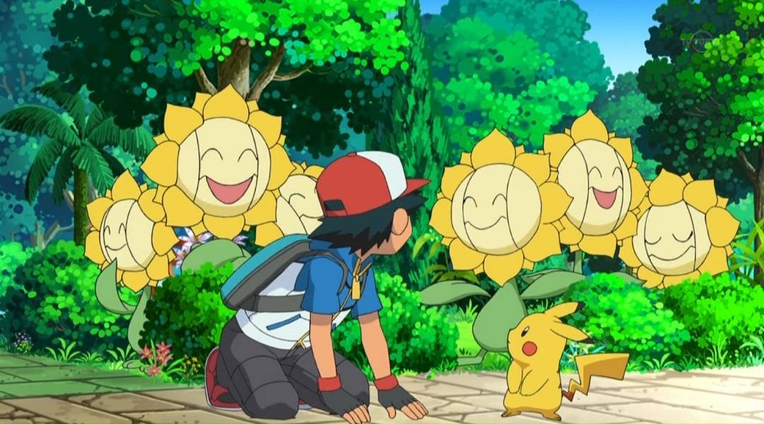 pokemon anime sunflora