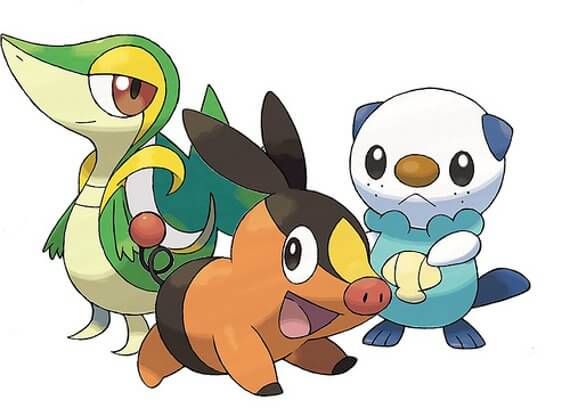 pokemon starters names