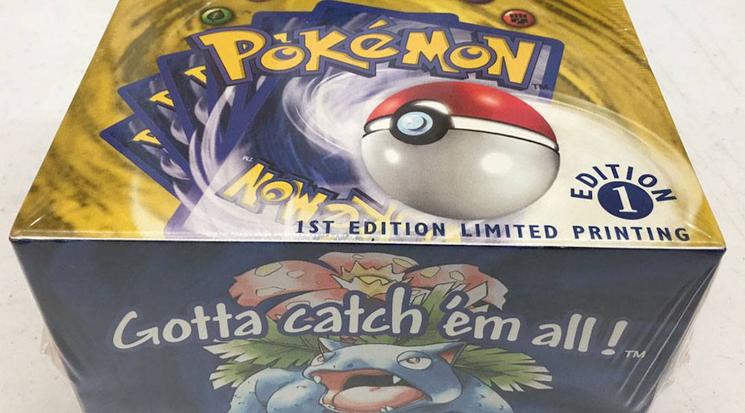 Original Box of Pokemon Cards Sells for $56,000 Original Box of Pokemon Cards Sells for $56,000