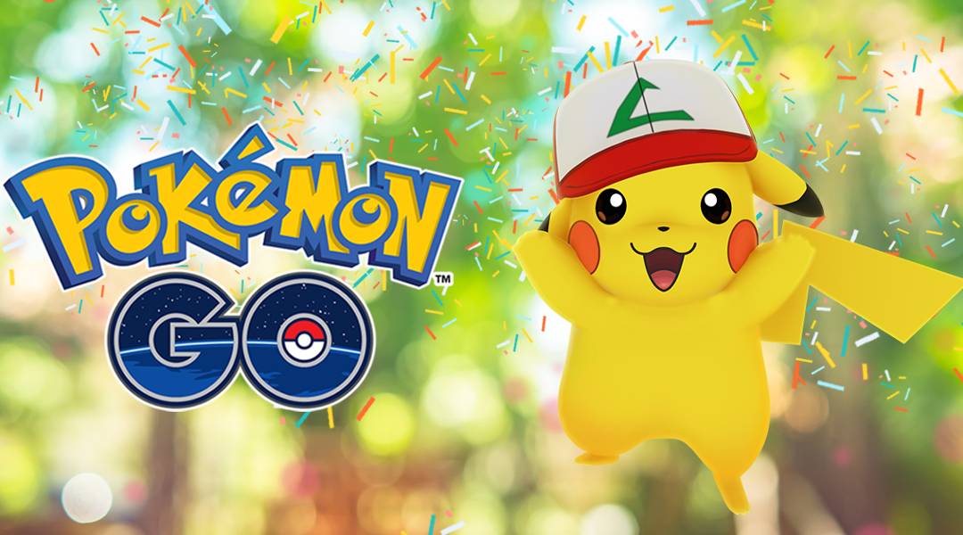 pokemon go pikachu celebrating