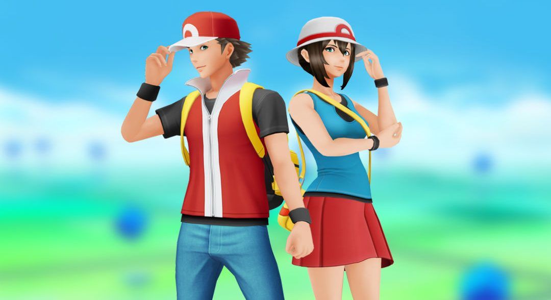 pokemon go adds leafgreen firered trainer outfits