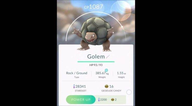 Pokemon GO: Golem May Be Best Bet in Legendary Raids - Golem in Pokemon GO