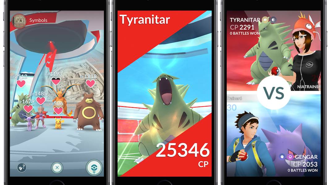 pokemon go raid battle screens