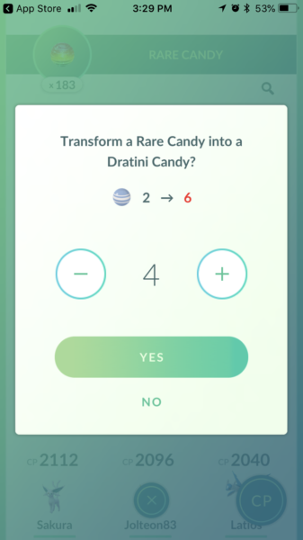 Pokemon Go Update Finally Adds Helpful Rare Candy Feature