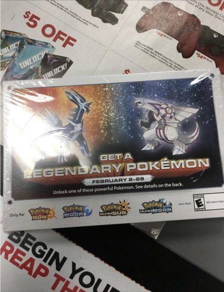 Legendary Pokemon Event Leaked - Palkia and Dialga