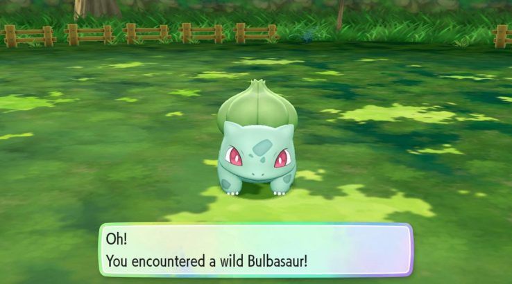 pokemon let's go bulbasur