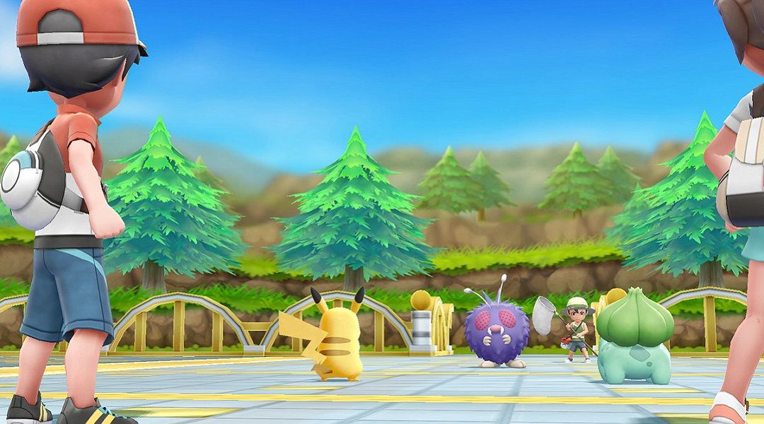 pokemon let's go pikachu and let's go eevee 2 on 1 battle
