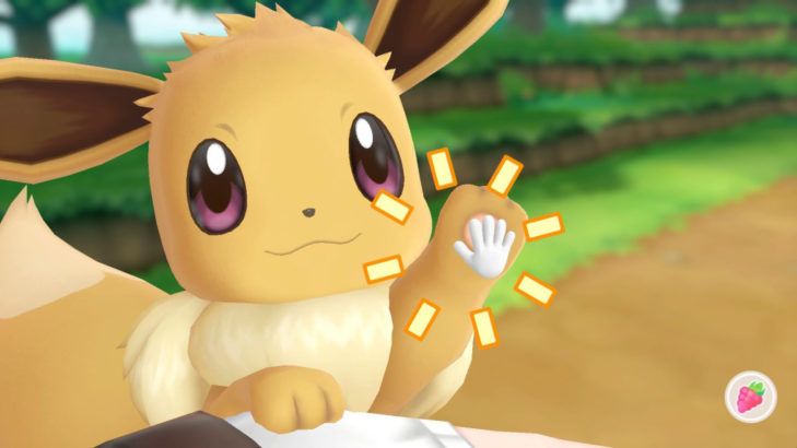 pokemon let's go eevee high five