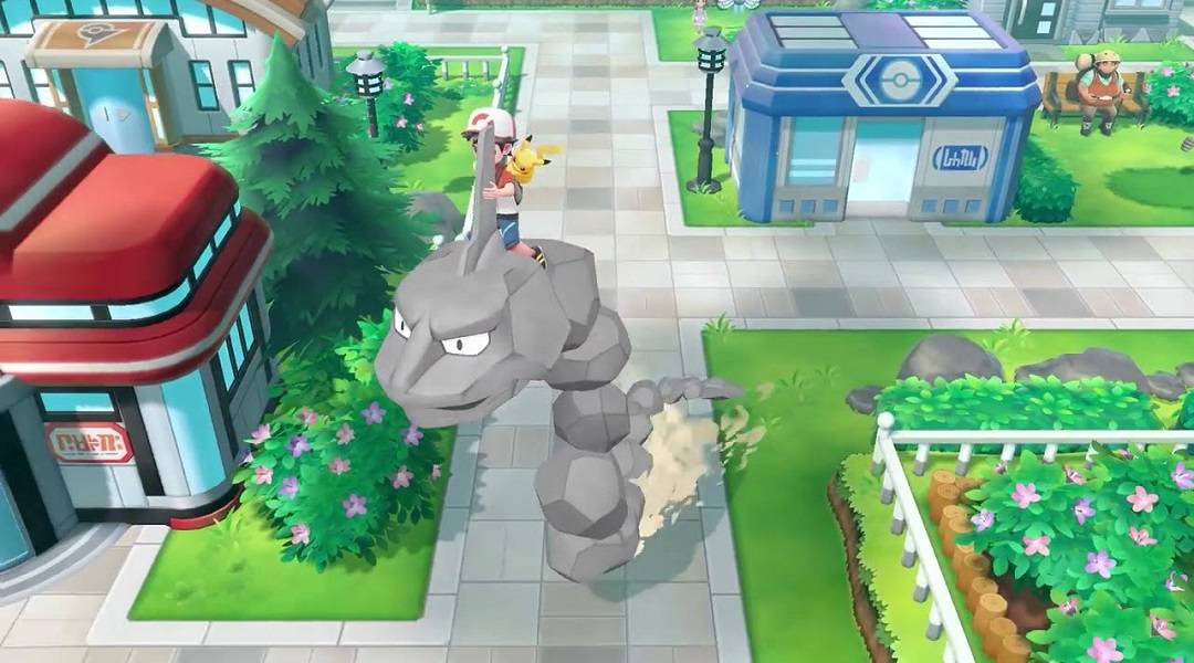 pokemon let's go ride onix