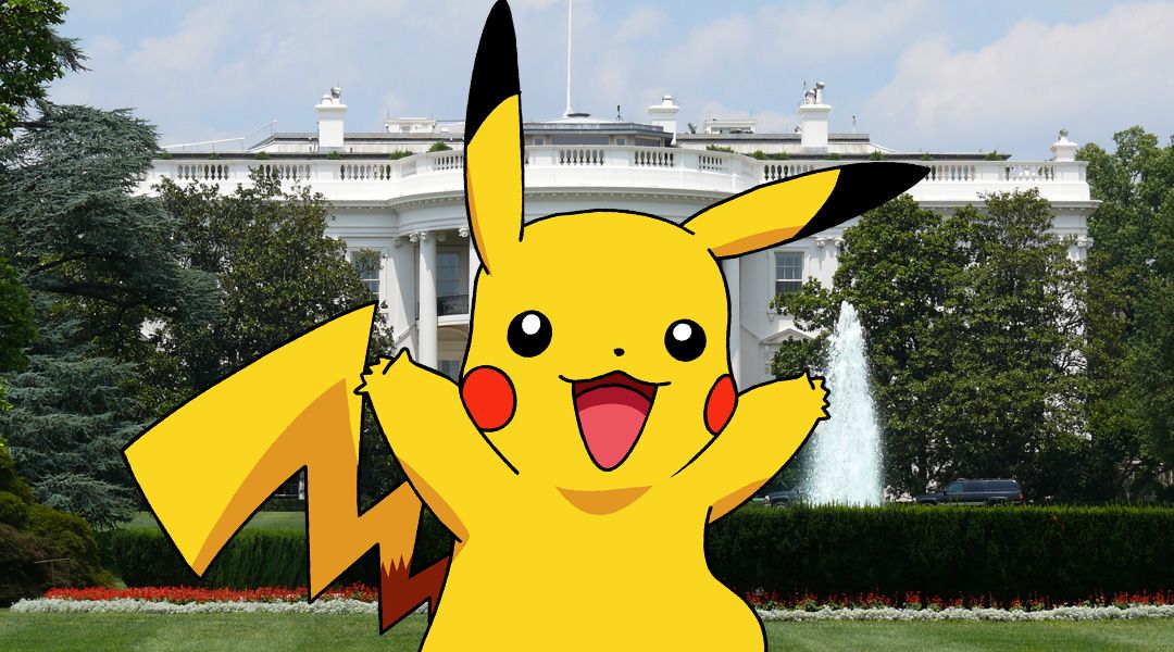 Pokemon Pikachu White House