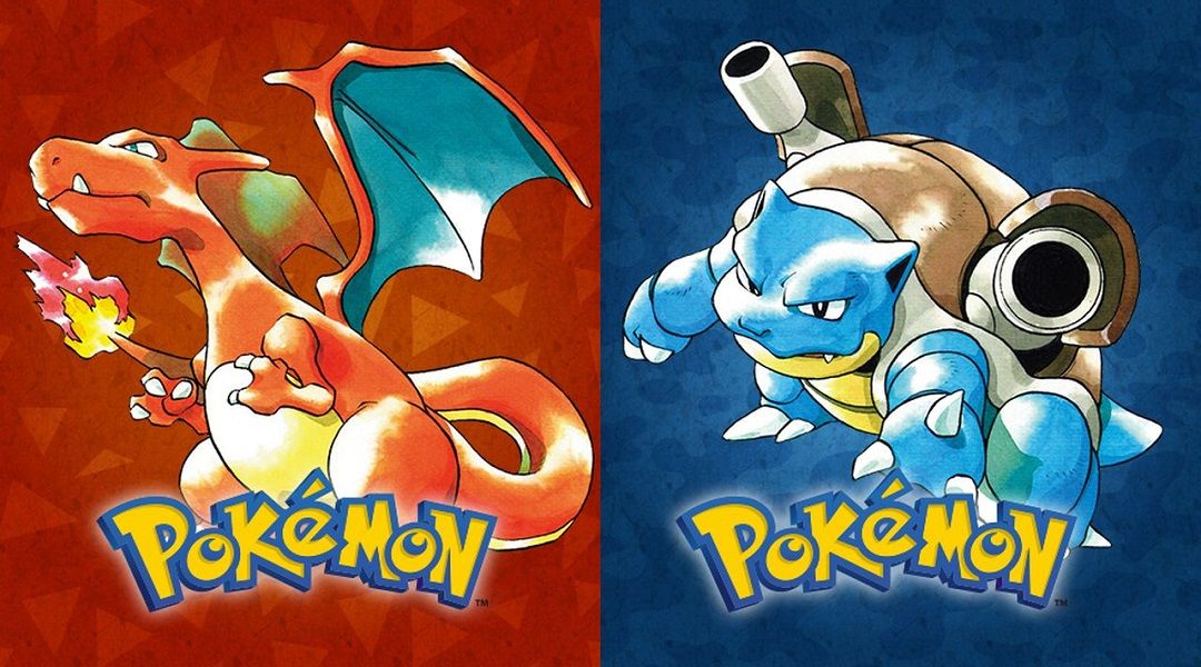 pokemon red and blue poster