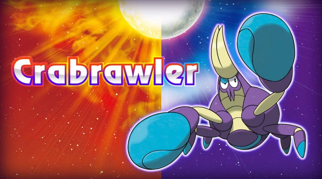 Pokemon Sun and Moon Get Crab With Boxing Gloves, Sandcastles - Crabrawler