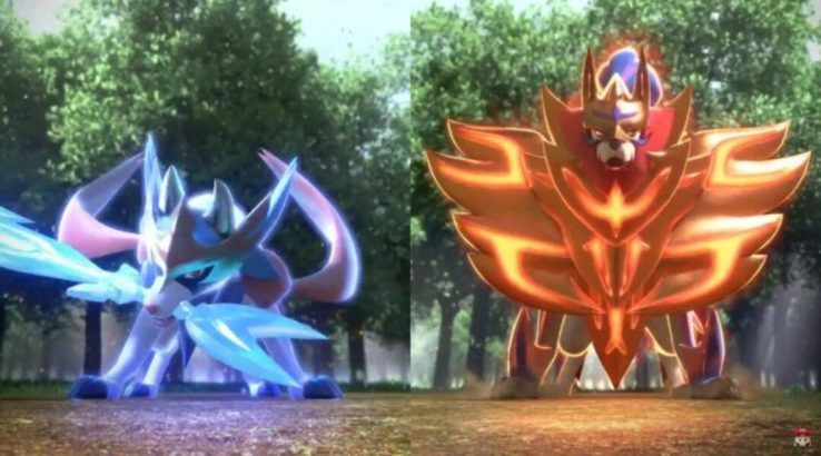 pokemon sword shield zacian zamazenta