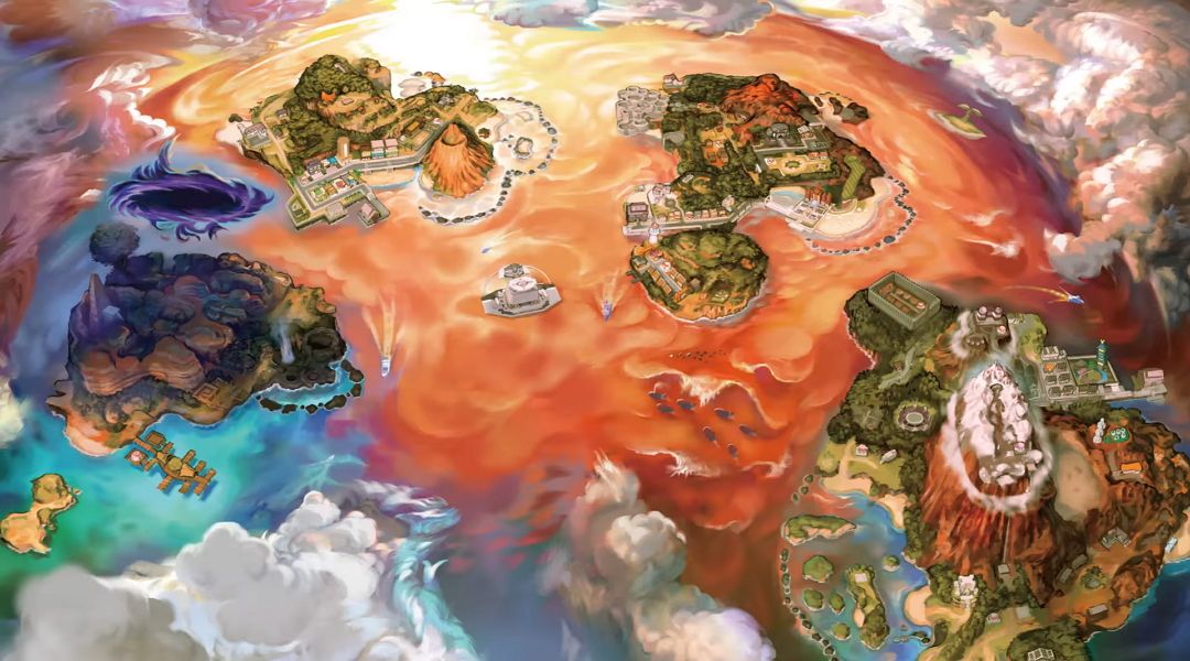 Pokemon Ultra Sun and Moon Trailer Reveals Alola Map
