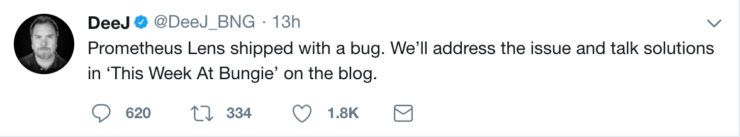 prometheus lens bugged deej tweet