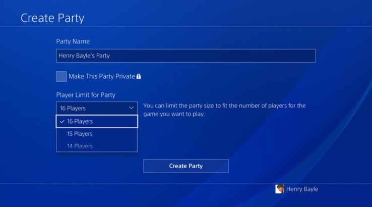 ps4 party chat preview program