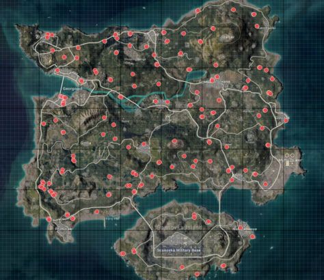 playerunknown battlegrounds map update