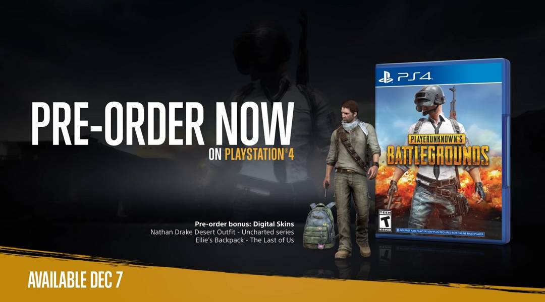 pubg ps4 pre-order