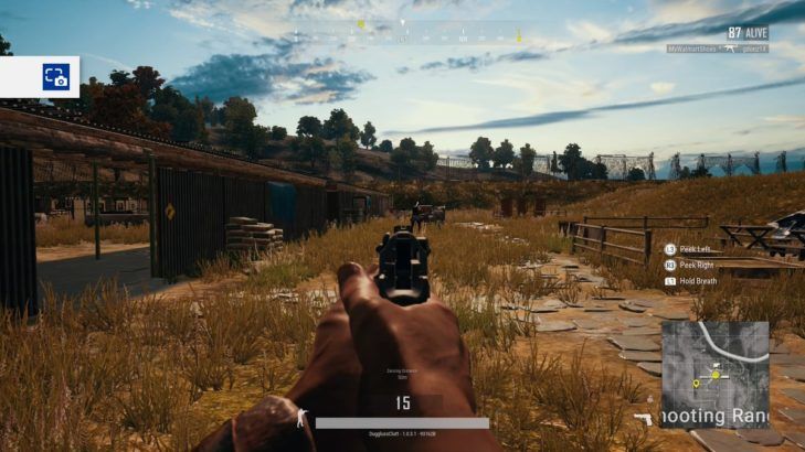 Player Unknown's Battlegrounds on PS4 - first-person