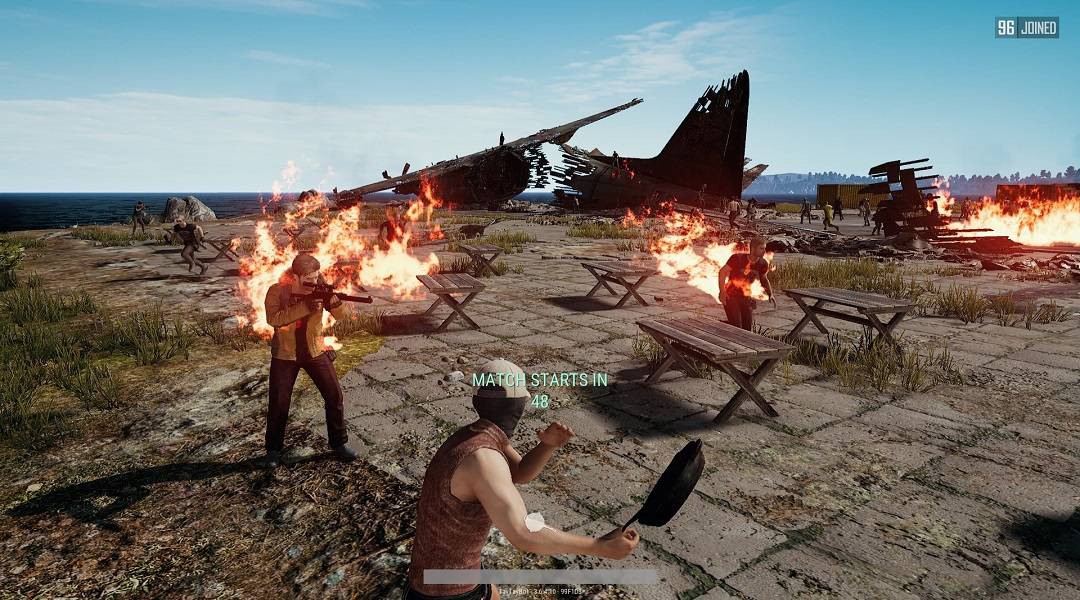 pubg starting area fire frying pan