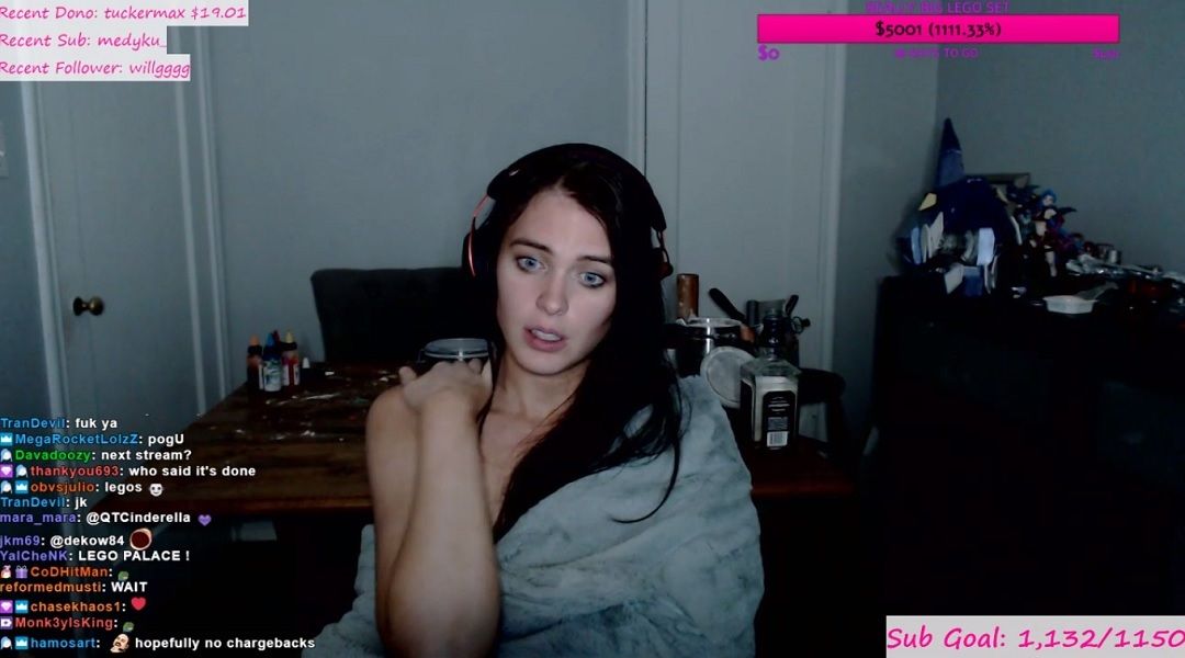Twitch Streamer QTCinderella gets into a fight on live stream, and