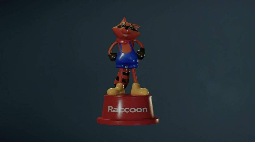 Resident Evil 2 Remake Raccoon Toys
