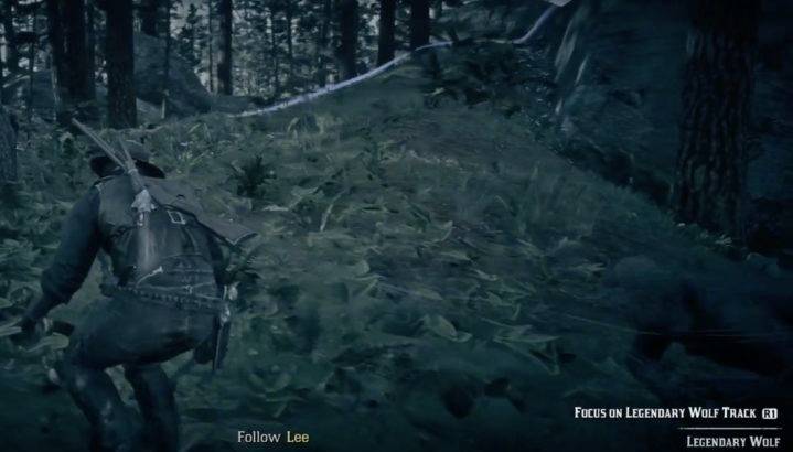 legendary animal track found in red dead online