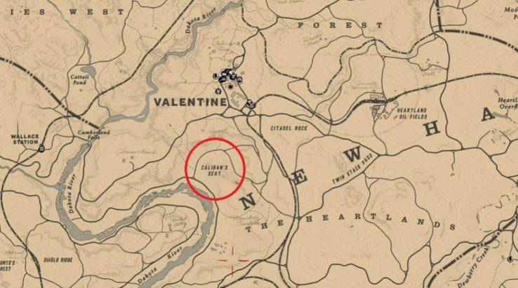 red dead redemption 2 caliban's seat